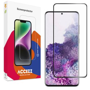 Accezz Full Cover Screen Protector aus gehärtetem Glas Samsung Galaxy S20 Plus