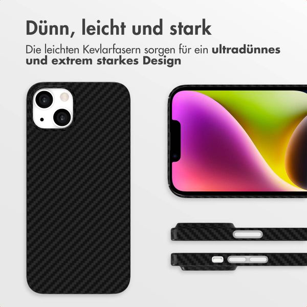 Accezz MagSafe Kevlar® Hülle Apple iPhone 14 - Schwarz