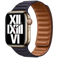 Apple Leather Link Armband für  Apple Watch | 38/40/41/42 mm - Größe S/M - Ink
