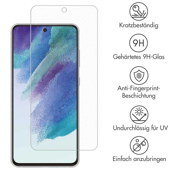 Accezz Screen Protector aus gehärtetem Glas Samsung Galaxy S21 FE
