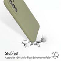 Accezz Liquid Silikoncase Samsung Galaxy A57 (5G) - Cooper Green