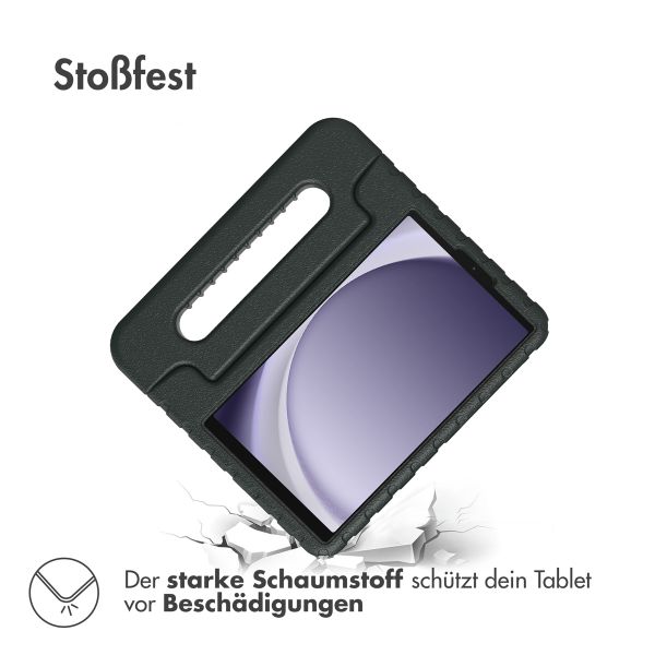 Accezz SchutzHülle mit Handgriff kindersicher Samsung Galaxy Tab A11 / A9 8.7 Zoll - Schwarz
