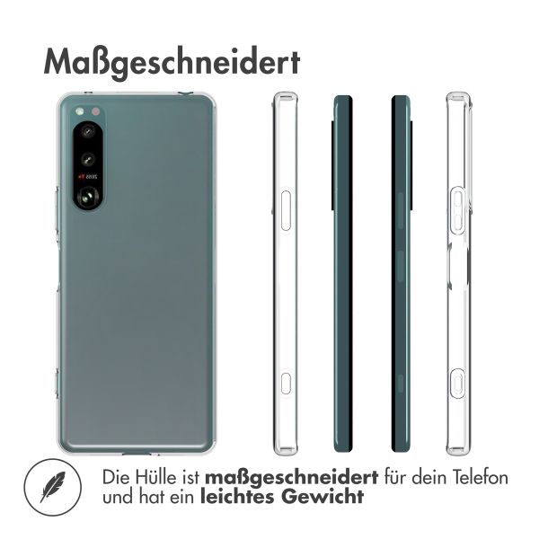 Accezz Clear TPU Backcover Sony Xperia 5 IV - Transparent