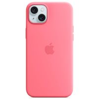 Apple Silikon-Case MagSafe Apple iPhone 15 Plus - Rosa