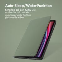 Accezz Classic Klapphülle Samsung Galaxy Tab S10 Plus / Tab S9 FE Plus / Tab S9 Plus - Grün