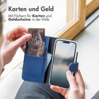 Accezz Wallet TPU Klapphülle Apple iPhone 13 Pro - Dunkelblau