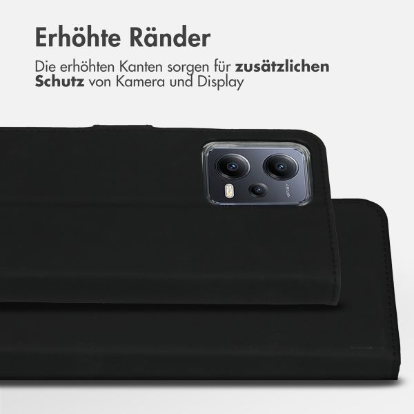 Accezz Wallet TPU Klapphülle Xiaomi Redmi Note 12 / Xiaomi Poco X5 5G - Schwarz