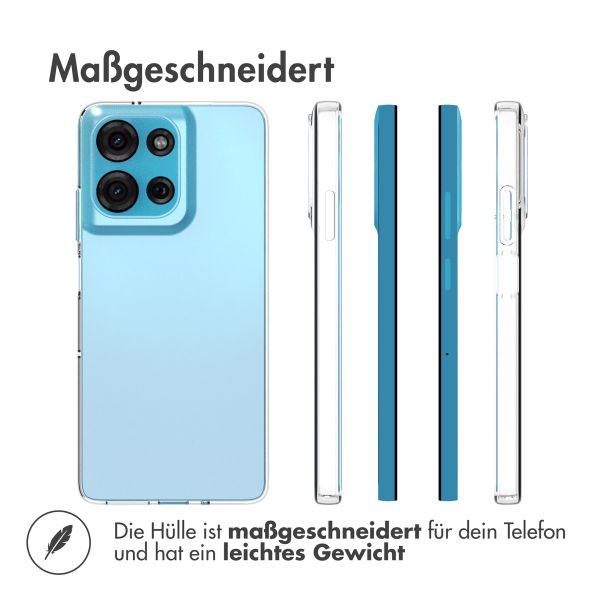 Accezz Clear TPU Backcover Motorola Moto G75 5G - Transparent