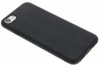 Accezz Color TPU Hülle Apple iPhone SE (2022 / 2020) / 8 / 7 - Schwarz