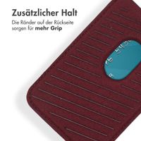 Accezz Lederkartenhalter - Geeignet für MagSafe und Qi2 - Heath Purple