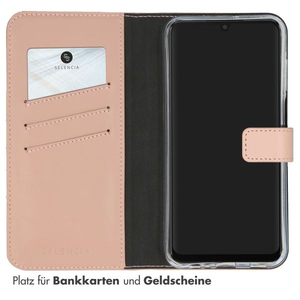 Selencia Echtleder Klapphülle Samsung Galaxy A15 (5G/4G) - Dusty Pink