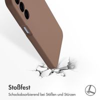 Accezz Liquid Silikoncase Samsung Galaxy A16 - Hellbraun