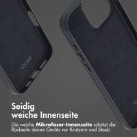 Accezz MagSafe Leather Backcover Apple iPhone 16 Pro Max - Onyx Black