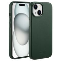 Accezz MagSafe Leather Backcover Apple iPhone 15 - Cedar Green