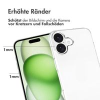 Accezz Clear TPU Backcover Apple iPhone 16 Plus - Transparent