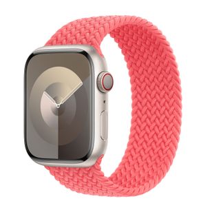 Apple Geflochtenes Solo Loop für  Apple Watch | 38/40/41/42 mm - Größe 7 - Guava
