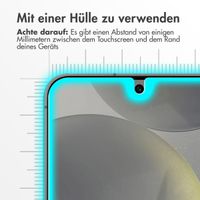 Accezz Displayschutz 2er-pack aus gehärtetem Glas Samsung Galaxy S25 / S24