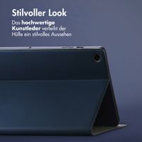 Accezz Classic Klapphülle Samsung Galaxy Tab A9 Plus - Dunkelblau
