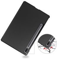 Accezz Trifold Klapphülle Samsung Galaxy Tab S8 / S7 - Schwarz