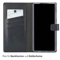Selencia Echtleder Klapphülle Samsung Galaxy S25 Ultra - Schwarz