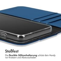 Accezz Wallet TPU Klapphülle Apple iPhone 13 Pro - Dunkelblau