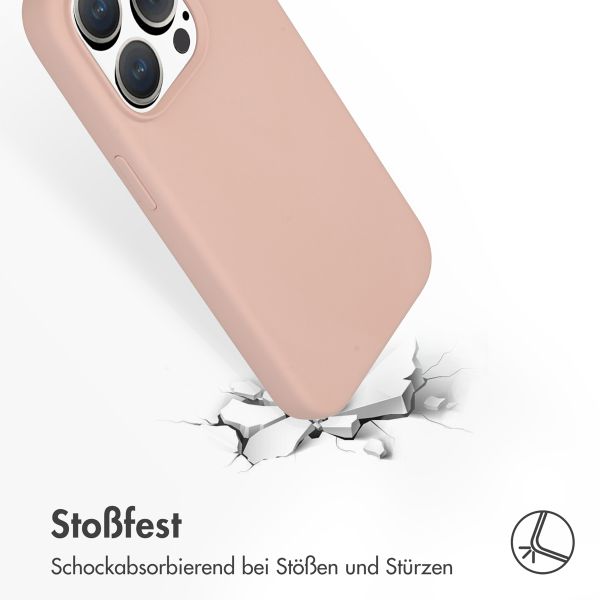 Accezz Liquid Silikoncase Apple iPhone 15 Pro - Rosa
