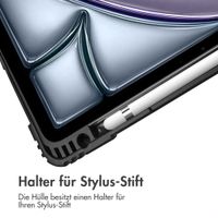 Accezz Rugged Trifold Klapphülle Apple iPad Air 11 Zoll (2026) M4 / (2025) M3 / (2024) M2 / Air 5 (2022) / Air 4 (2020) - Dunkelblau