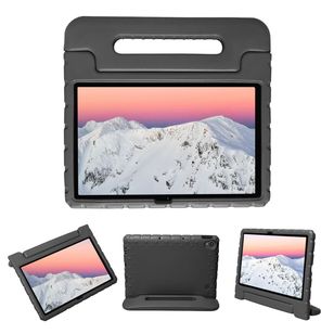 Accezz SchutzHülle mit Handgriff kindersicher Samsung Galaxy Tab A8 - Schwarz