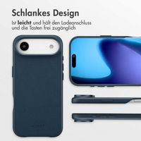 Accezz MagSafe Leather Backcover Apple iPhone Air - Nightfall Blue