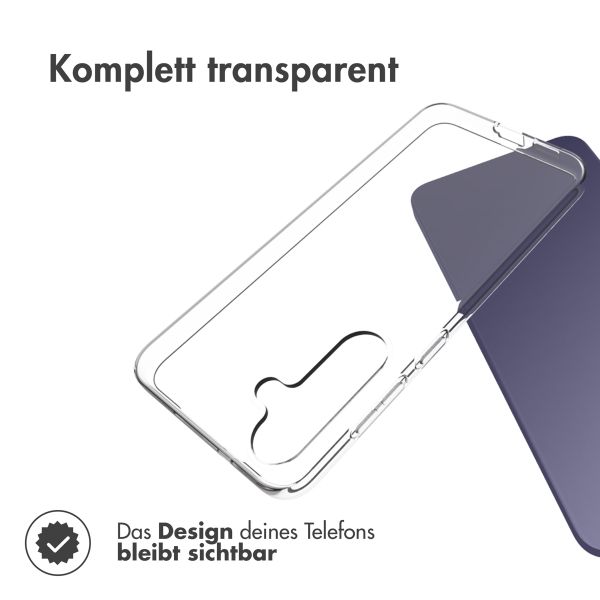 Accezz Clear TPU Backcover Samsung Galaxy S25 Plus - Transparent