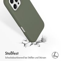 Accezz Liquid Silikoncase mit MagSafe Apple iPhone 16 Pro - Cooper Green