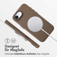 Accezz MagSafe Leather Backcover Apple iPhone 17e / 16e - Kaffeebraun