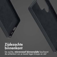 Accezz Echtleder Hülle + MagSafe Wallet Samsung Galaxy S25 Ultra - Onyx Black