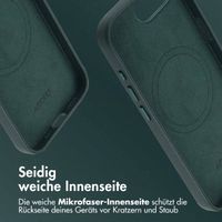Accezz MagSafe Leather Backcover Apple iPhone 17e / 16e - Cedar Green