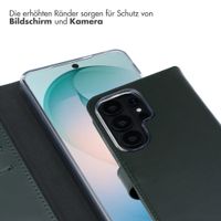 Selencia Echtleder Klapphülle Samsung Galaxy S26 Ultra - Grün