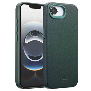 Accezz MagSafe Leather Backcover Apple iPhone 17e / 16e - Cedar Green