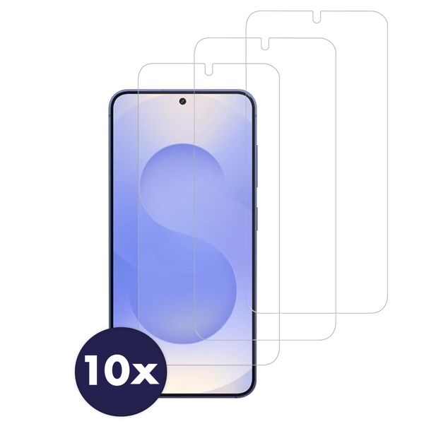 Accezz Displayschutz 10er-pack aus gehärtetem Glas Samsung Galaxy S25 / S24