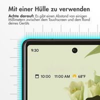 Accezz Screen Protector aus gehärtetem Glas Google Pixel 6