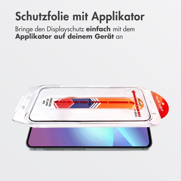 Accezz Gehärteter Glas-Schutz + Applikator Samsung Galaxy A57 (5G)