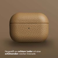 Accezz Echtleder Case  Apple Airpods Pro - Taupe