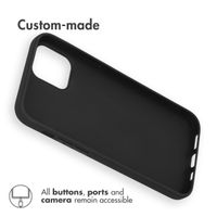 Accezz Color TPU Hülle Apple iPhone 13 - Schwarz