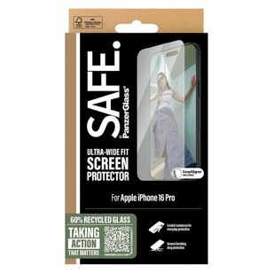 SAFE by PanzerGlass Ultra-Wide Fit Displayschutz Apple iPhone 16 Pro