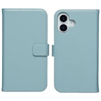 Selencia Echtleder Klapphülle Apple iPhone 17 - Air Blue