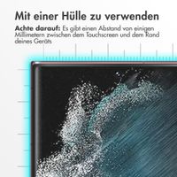 Accezz Screen Protector aus gehärtetem Glas Samsung Galaxy S22 Ultra