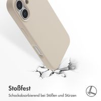 Accezz Liquid Silikoncase mit MagSafe Apple iPhone 17 - Stone