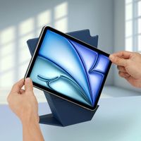 Accezz High Stand tablet case Apple iPad Air 11 Zoll (2026) M4 / (2025) M3 / (2024) M2 / Air 5 (2022) / Air 4 (2020) - Dunkelblau