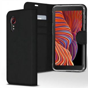 Accezz Wallet TPU Klapphülle Samsung Galaxy Xcover 5 - Schwarz