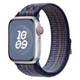 Apple Nike Sport Loop Armband für Apple Watch | 38/40/41/42 mm - Game Royal & Orange