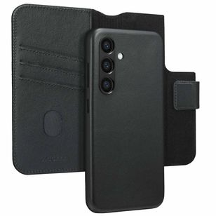 Accezz 2-in-1 Klapphülle aus Leder mit MagSafe Samsung Galaxy S24 - Onyx Black