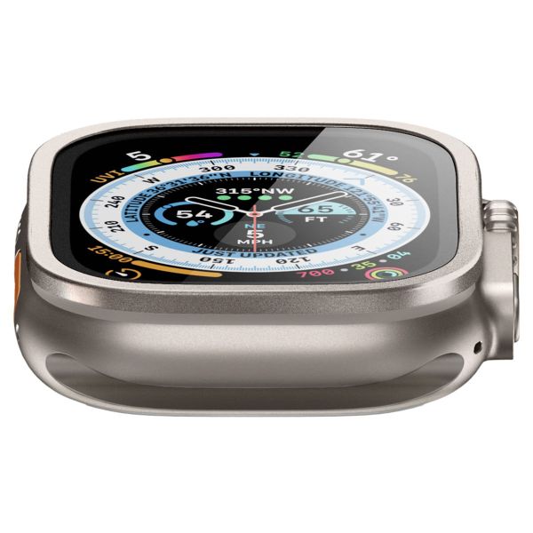 Spigen Glas.tR Slim Pro Displayschutzfolie für das Apple Watch Ultra 1 / 2 - 49 mm - Titaniun